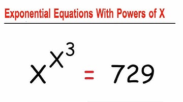 Exponential Equations with Powers of X