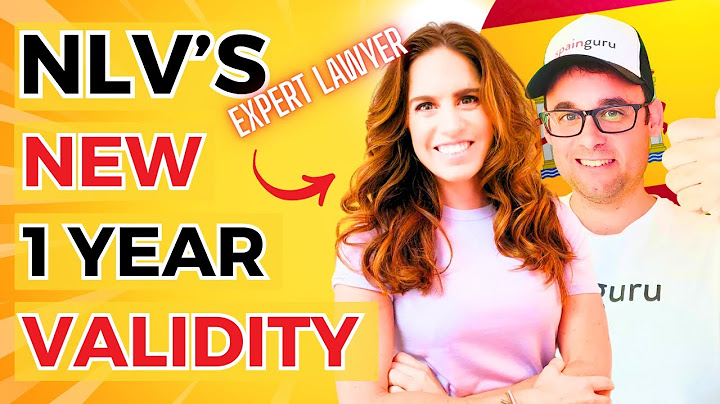 Spain NLV New 1 Year Validity & 1 Month Decision Time!
