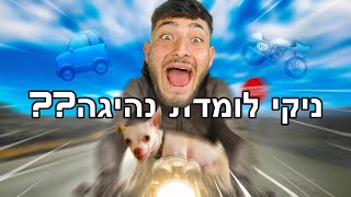 לקחתי את הכלבה שלי לטיול אופנועים