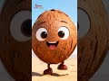 Coconut Song for Kids | Dum Dum Coconut Song | Nursery Rhymes for Children's | Galatta Kids | Shorts