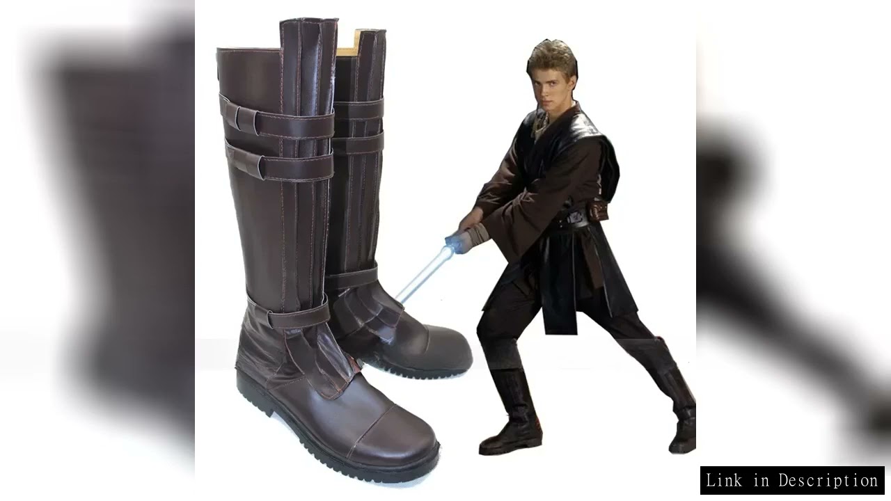 SW Cosplay Boots Shoes Darth Vader Anakin Luke Skywalker Obi- Wan Kenobi Darth Maul Stormtrooper Boo