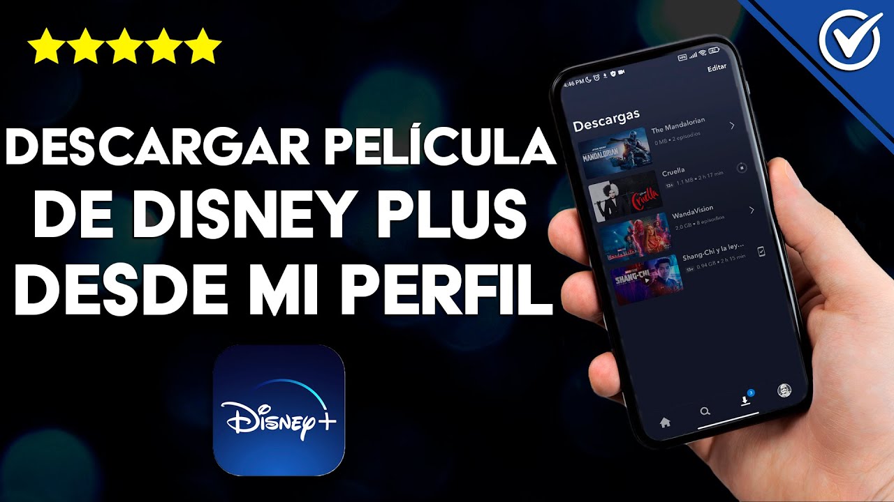 ¿Cómo descargar una película de DISNEY PLUS desde mi perfil? - YouTube