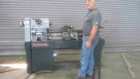 13”  x 36” Clausing Variable Speed lathe, Model 1301, Michael Fine Machinery