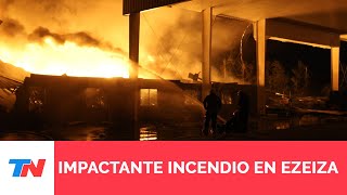 EXPLOSIÓN E INCENDIO EN EL PARQUE INDUSTRIAL DE EZEIZA I Hay al menos 25 heridos