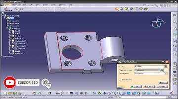 CATIA Tutorial 5 | Part Design | CATPart File + Docx