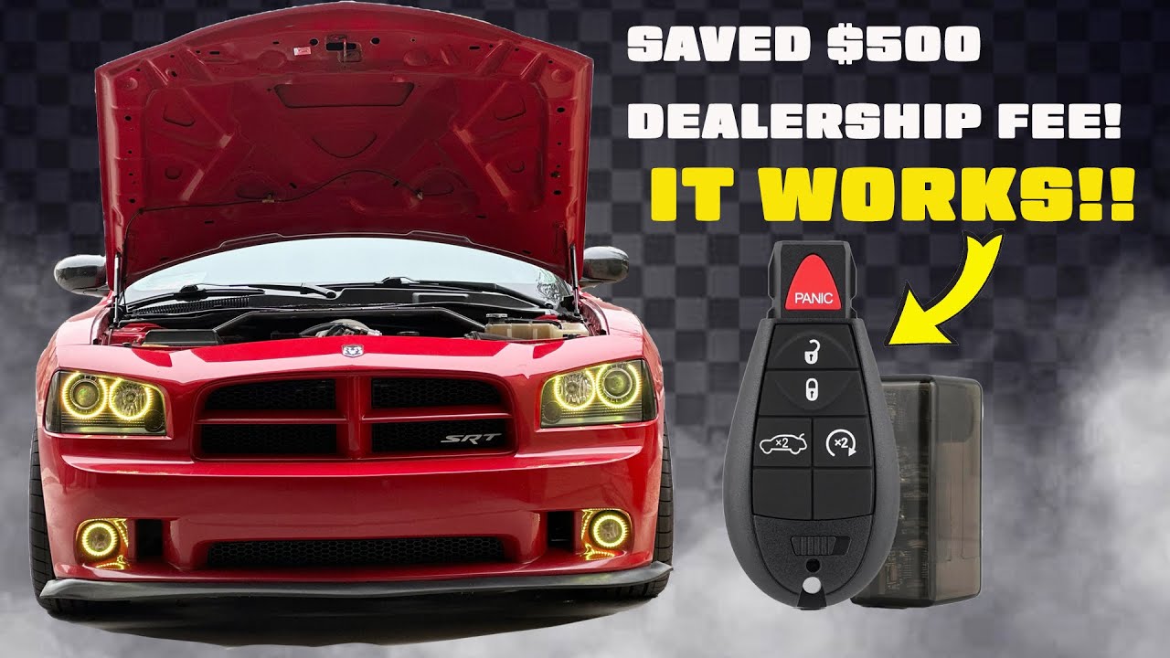 How to Program New Key Fob On Dodge Charger (No Dealership!) Works on