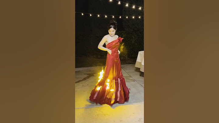 Making Katniss’s Fire Dress! 🔥 featuring my parents lighting me on fire