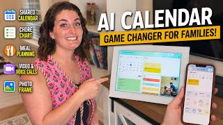 Digital Family Calendar Review | Chores, Meal Planning, Video Calls & More! 📆