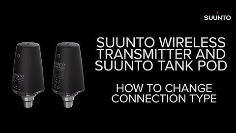 Suunto Transmitter and Suunto Tank POD - How to change connection type