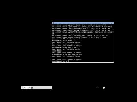 This is what happens if you run sudo rm -rf /