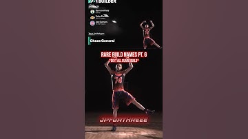 How to Build "Chaos General" in NBA 2K26 || Rare Build Names Pt. 6