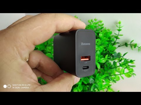 Baseus Quick Charge 4.0 ► зарядка для Redmi Note 7 / 30W PD 5V 5A