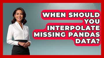 When Should You Interpolate Missing Pandas Data? - Python Code School