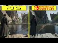 Hogwarts legacy nintendo switch vs ps5 graphics comparison