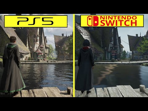Hogwarts Legacy Nintendo Switch vs PS5 Graphics Comparison