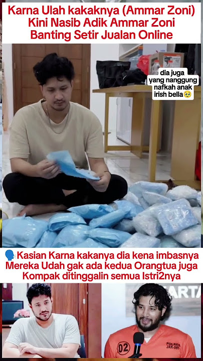 Nasib adik Ammmar Zoni Kini Jualan Online #shorts #ammarzoni #adityazoni #artist #selebriti #ftv