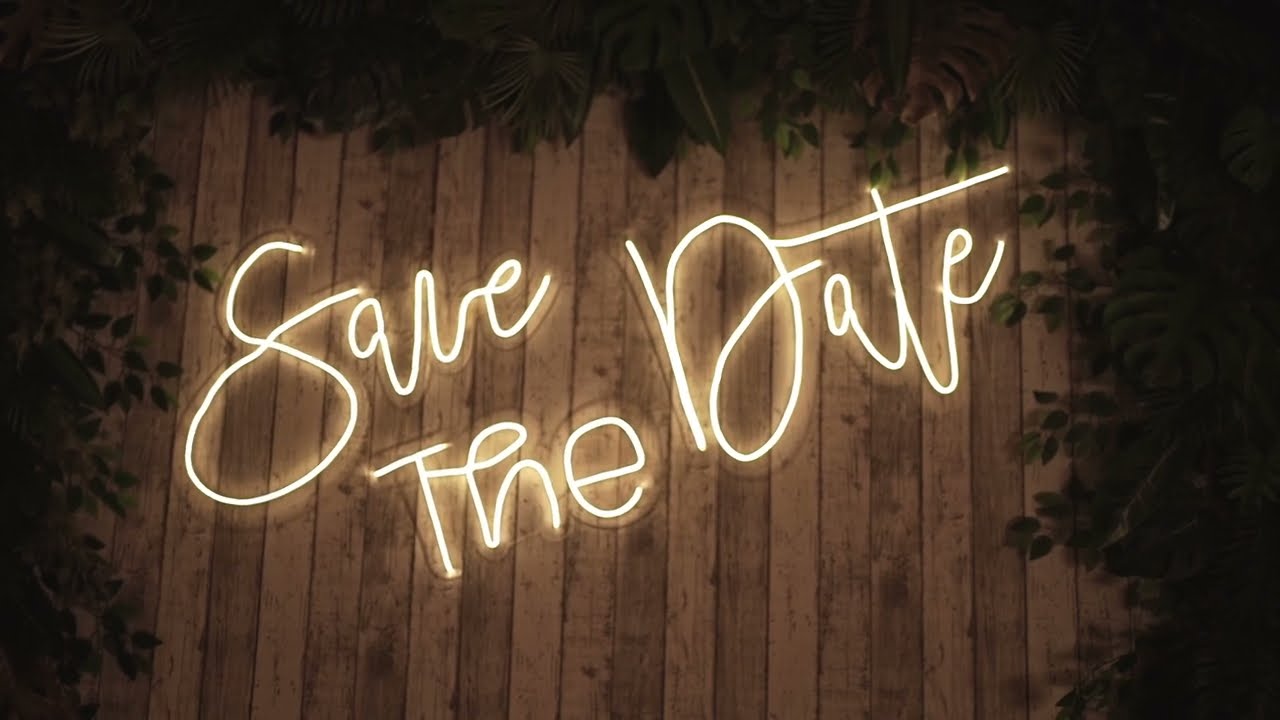 Save the date, Blur Background, Motion Graphics, Royalty Free, Sparkle videos, Stocks video.