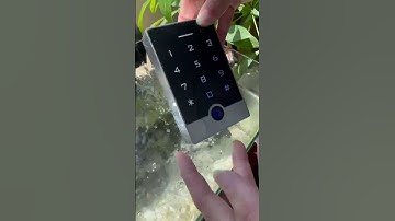 Waterproof fingerprint access control 5