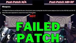 XDefiant Muffs Another Patch | Rapid Fire + Muzzle Booster Still Broke, New Map! Stats Still Broken