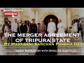 The merger agreement of tripura by maharani kanchan prabha devi  hindi 