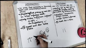 know difference between apexogenesis and apexification