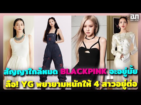 สัญญาใกล้หมด BLACKPINK จะอยู่มั้ย ลือครั้งใหม่! YG พยายามหนักให้ 4 สาวอยู่ต่อไม่ไปไหน 