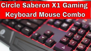 Circle Saberon X1 Keyboard Mouse Unboxing Review screenshot 2