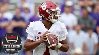 Kyler Murray's 4 TDs lead No. 9 Oklahoma Sooners past TCU Horned Frogs | College Football Highlights