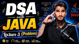DSA with Java | Lecture 3 |🎯Linear Search, Count Occurrences & Array Length | Hindi