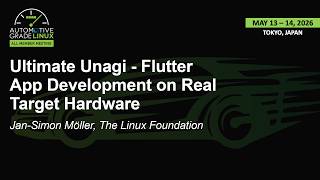 Ultimate Unagi - Flutter App Development on Real Target Hardware - Jan-Simon Möller