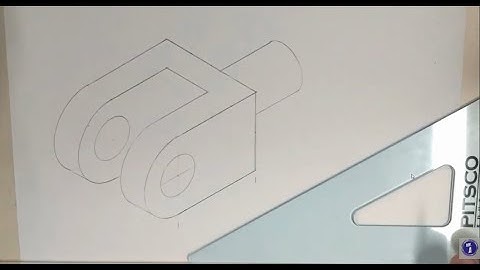 Drawing Isometric Views from Orthographic Projections — Step-by-Step Tutorial