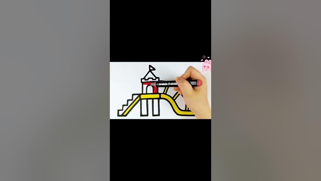 how-to-draw-a-children-s-slide-shorts-youtube