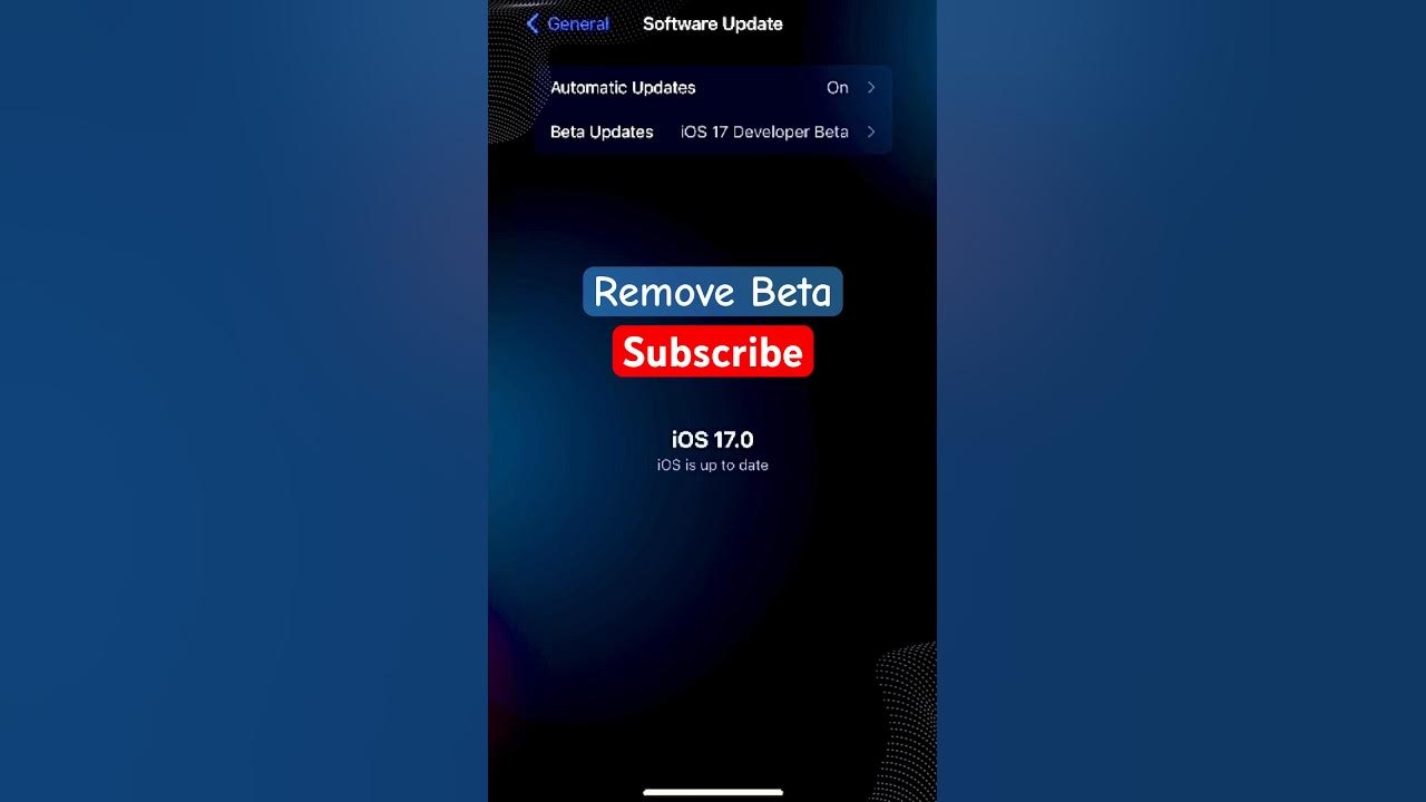 how-to-remove-ios-17-beta-from-iphone-youtube