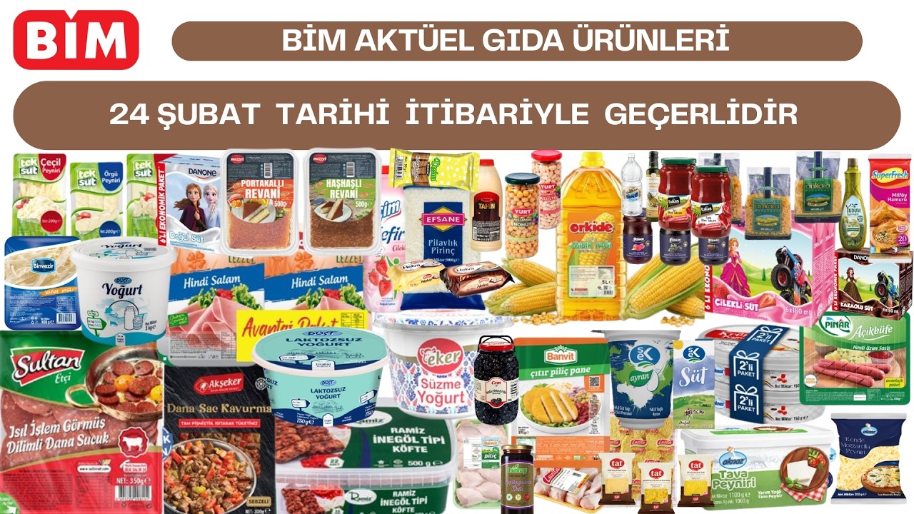 BIM 24 Şubat - Gıda Ürünleri Kataloğu !