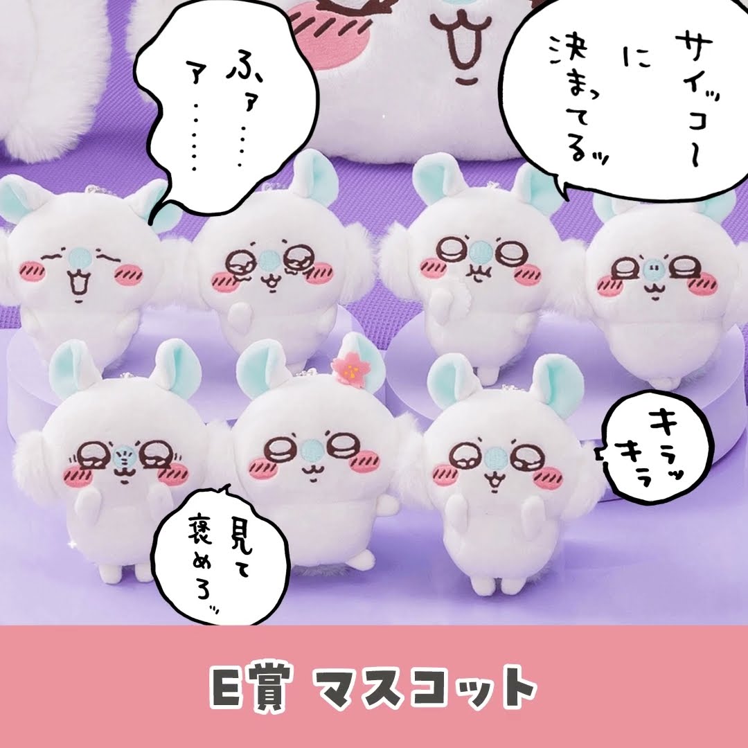 ちいかわ 褒めろッ モモンガだらけくじ【Gray Parka Service