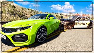 Escaping Police in The NEW BeamNG Update is INSANE!