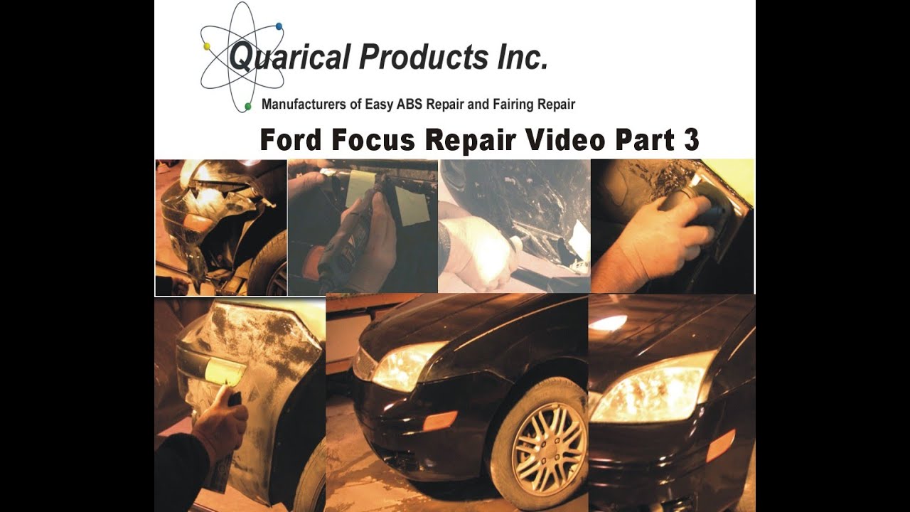 Ford Focus Fender Repair Part 3 - YouTube
