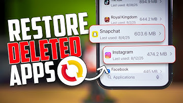 How to Restore Accidentally Deleted Applications from the Home Screen!