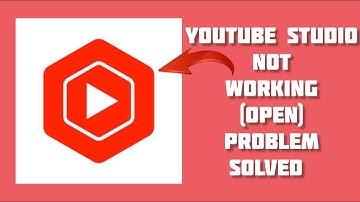 How To Solve YouTube Studio App Not Working(Open) Problem|| Rsha26 Solutions