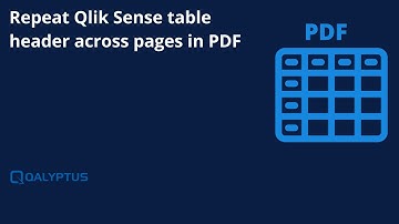 Repeat Qlik Sense table header across pages in PDF