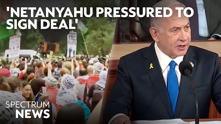 Israel PM Netanyahu Delivers Speech in DC Amid Protests  | Spectrum News
