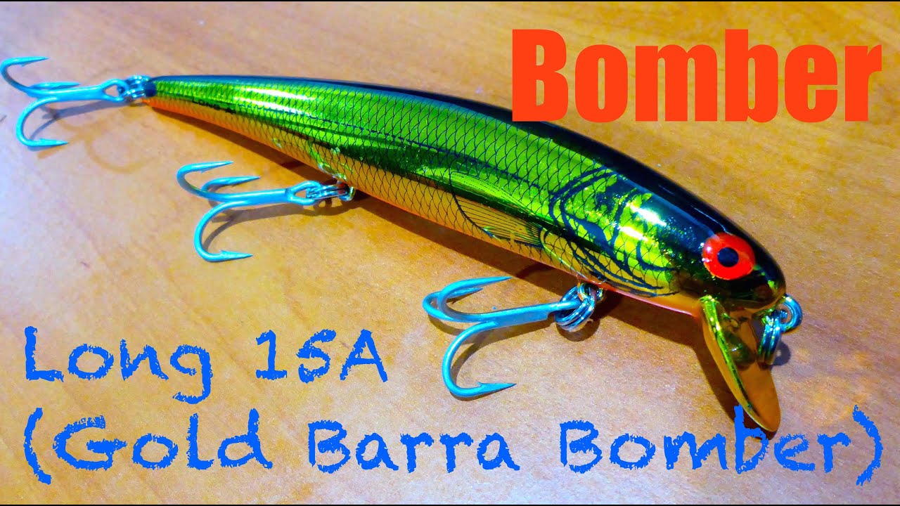 Bomber Long 15A (Gold Barra Bomber) Review + Underwater Footage