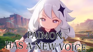 NEW CUTE PAIMON VOICE (NEW AND OLD COMPARISON)