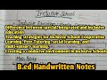 Paper Inclusive School I Section A I B.ed Notes