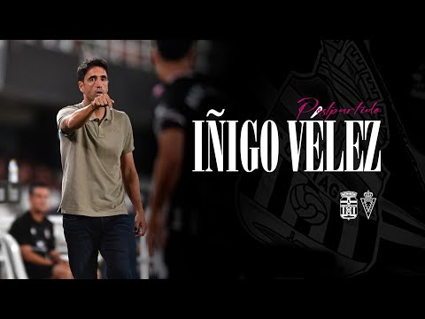 RDP | Declaraciones post partido de Iñigo Vélez en #ElDerbiDelCartagonova