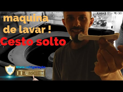 Vídeo: Por que o tambor está pendurado na máquina de lavar?