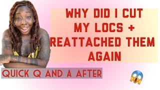 STORY TIME|I cut my locs mid depression|