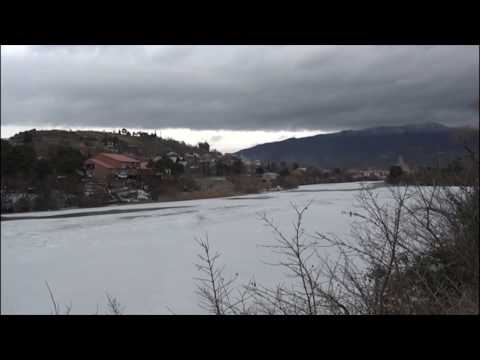 გაყინული მდინარე და ტბა 20.12.2016