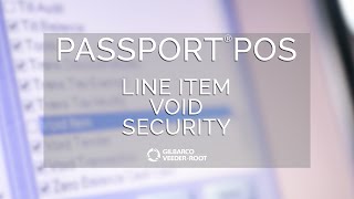 Passport POS: Line Item Void Security screenshot 3