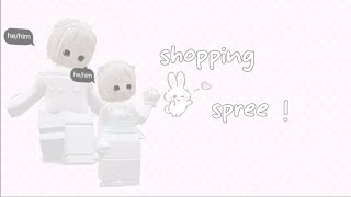 ⊹ ࣪ ˖     ﹕     1k robux roblox shopping spree   !!     ꒰  cutecore  ,,  soft  ,,  kawaii  ꒱ screenshot 5